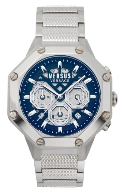 Versus Versace Palestro Bracelet Chronograph Watch, 45mm In Stainless ...
