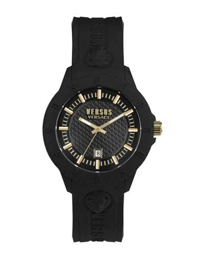 Versus Versace Tokyo R Strap Watch Man Wrist Watch Black Size - Stainless Steel