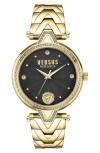 VERSUS VERSUS VERSACE V VERSUS CRYSTAL BRACELET WATCH, 34MM