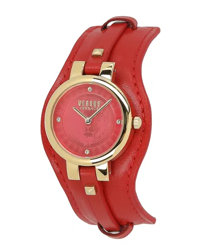 Versus Versace Women's Berlin Watch In Red