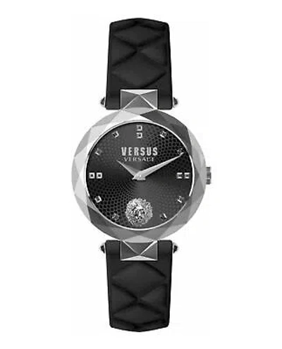 Pre-owned Versus Versace Womens Covent Garden Stainless Steel 36mm Strap Fashion Watch