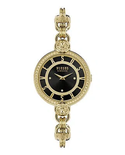 Pre-owned Versus Versace Womens Gold 36mm Bracelet Fashion Watch