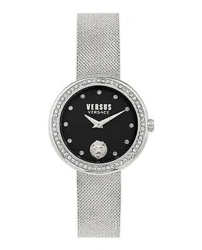 Pre-owned Versus Versace Womens Stainless Steel 35mm Bracelet Fashion Watch