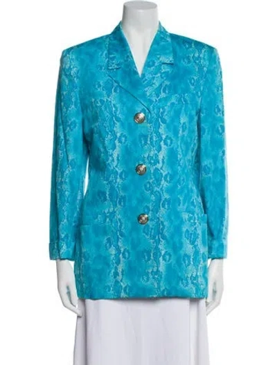 Pre-owned Versus Vintage 1990's Blazer In Blue