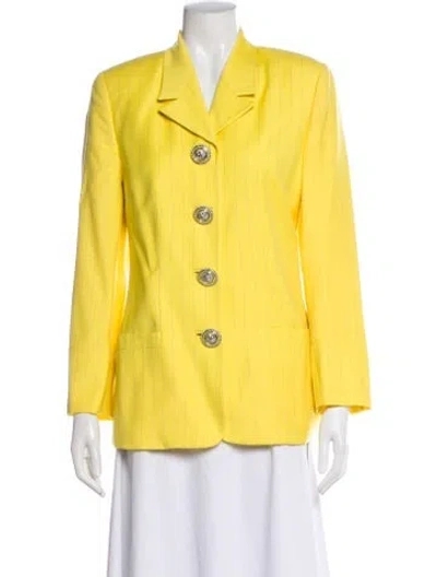 Pre-owned Versus Vintage 1990's Blazer In Yellow
