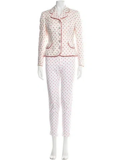 Pre-owned Versus Vintage 1990's Pantsuit In White