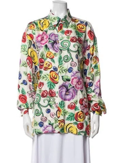 Pre-owned Versus Vintage 1990's Shirt In White