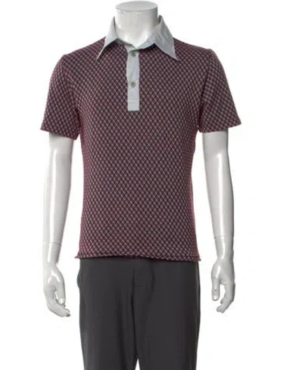 Pre-owned Versus Vintage 2000's Polo Shirt In Multicolor