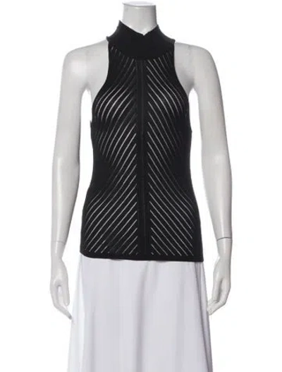 Pre-owned Versus Vintage 2000's Top In Black