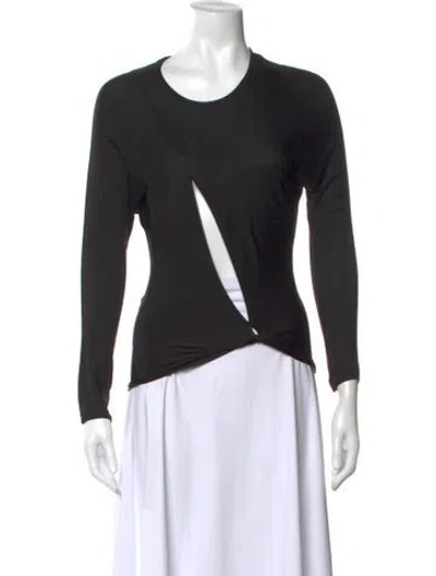 Pre-owned Versus Vintage 2000's Top In Black