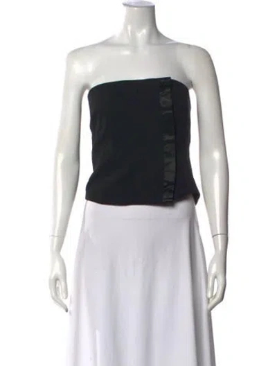 Pre-owned Versus Vintage 2000's Top In Black