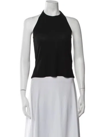 Pre-owned Versus Vintage 2000's Top In Black