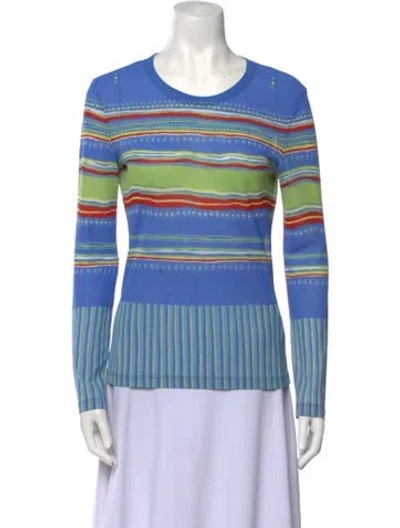 Pre-owned Versus Vintage 2000's Top In Blue