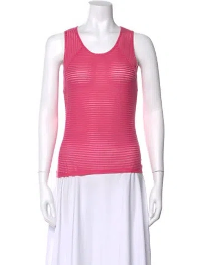 Pre-owned Versus Vintage 2000's Top In Pink