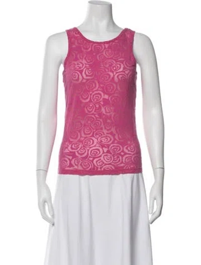 Pre-owned Versus Vintage 2000's Top In Pink