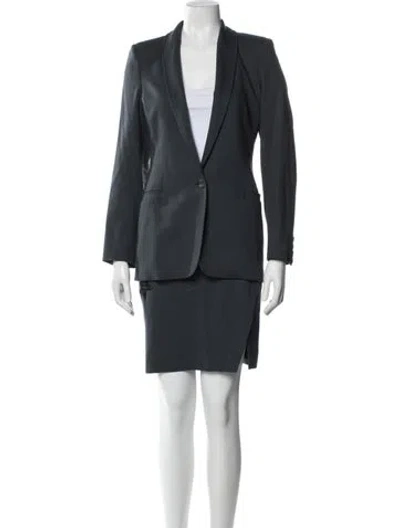 Pre-owned Versus Vintage 2001 Skirt Set In Gray