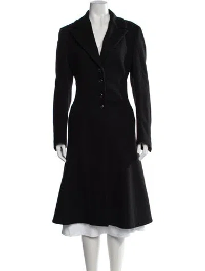 Pre-owned Versus Vintage 2004 Coat In Black
