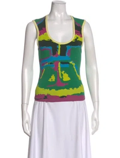 Pre-owned Versus Vintage 2004 Top In Multi