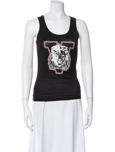 Pre-owned Versus Vintage Graphic Print Top In Multi