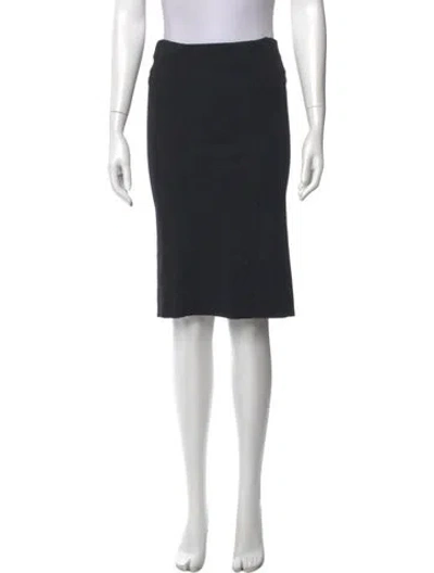 Pre-owned Versus Vintage Knee-length Skirt In Black
