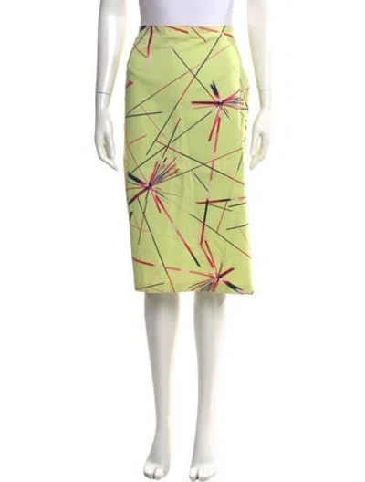 Pre-owned Versus Vintage Knee-length Skirt In Green