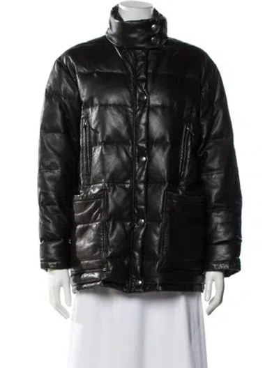 Pre-owned Versus Vintage Late 1990's - Early 2000's Down Jacket In Black