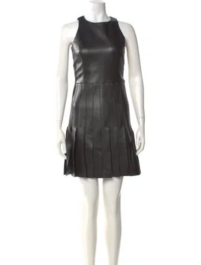 Pre-owned Versus Vintage Mini Dress In Black