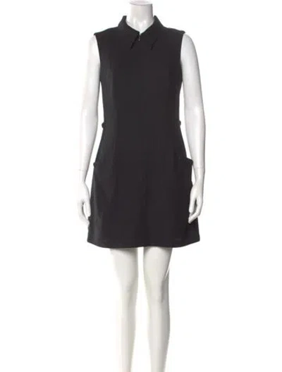 Pre-owned Versus Vintage Mini Dress In Black