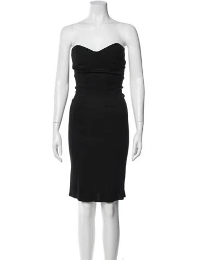 Pre-owned Versus Vintage Mini Dress In Black