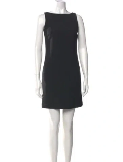 Pre-owned Versus Vintage Mini Dress In Black