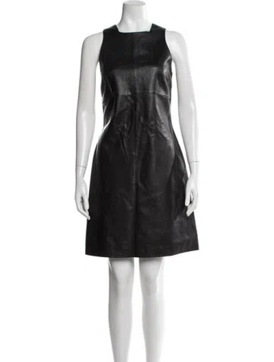 Pre-owned Versus Vintage Mini Dress In Black