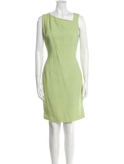 Pre-owned Versus Vintage Mini Dress In Green