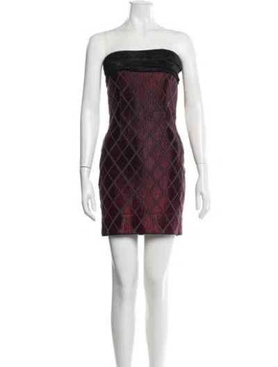 Pre-owned Versus Vintage Mini Dress In Multi