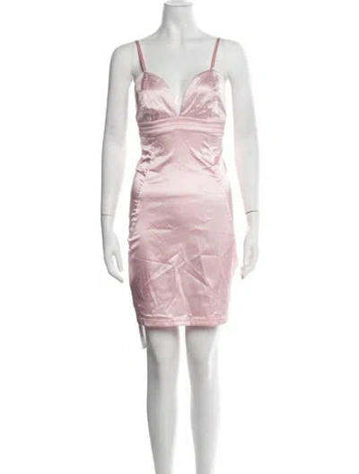 Pre-owned Versus Vintage Mini Dress In Pink