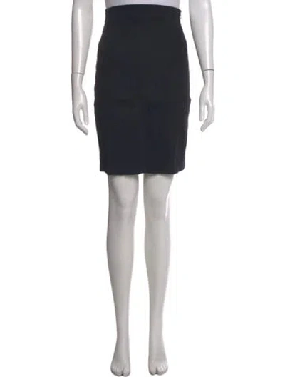 Pre-owned Versus Vintage Mini Skirt In Black