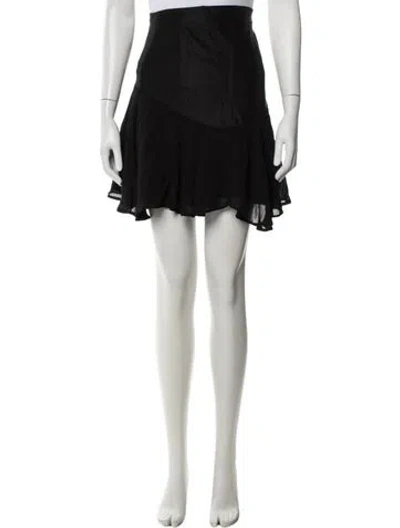 Pre-owned Versus Vintage Mini Skirt In Black