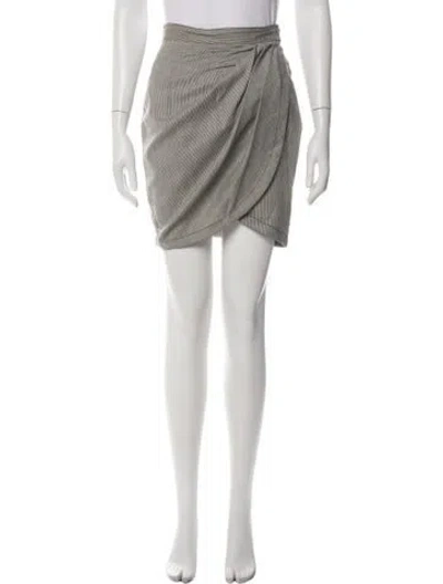 Pre-owned Versus Vintage Mini Skirt In Black