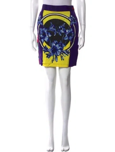 Pre-owned Versus Vintage Mini Skirt In Multi