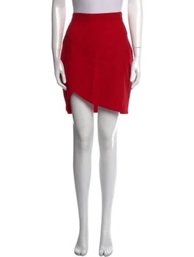 Pre-owned Versus Vintage Mini Skirt In Red
