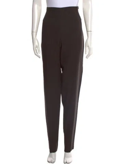 Pre-owned Versus Vintage Straight Leg Pants In Brown