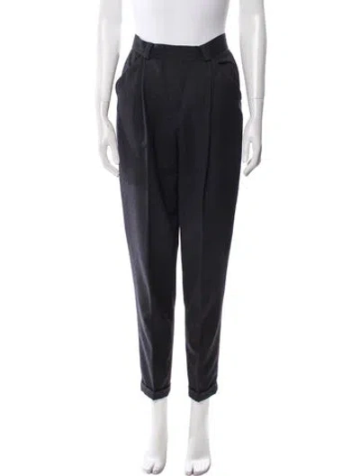 Pre-owned Versus Vintage Straight Leg Pants In Gray