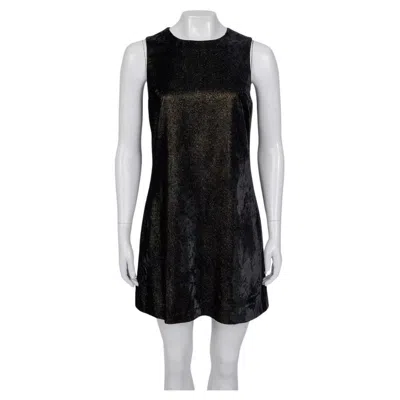 Pre-owned Versus Vintage Versace  Black Fitted Dress - Size 44/l