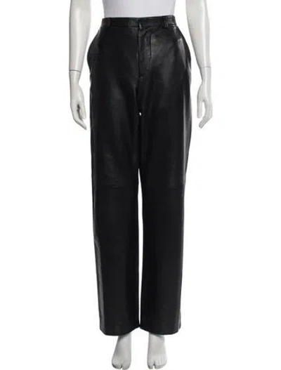 Pre-owned Versus Vintage Wide Leg Pants In Black