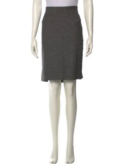 Pre-owned Versus Virgin Wool Knee-length Skirt In Multi