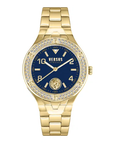 Versus Women's Three-hand Quartz Vittoria Gold-tone Stainless Steel Bracelet 38mm