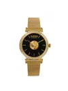 Versus Women's Brick Lane Mesh 34mm Stainless Steel Bracelet Watch In Brick