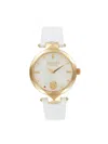 VERSUS WOMEN'S COVENT GARDEN 36MM IP GOLDTONE STAINLESS STEEL & LEATHER STRAP WATCH