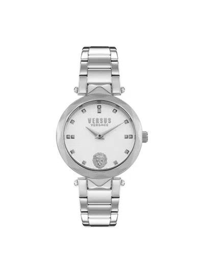 Versus Women's Covent Garden 36mm Stainless Steel Bracelet Watch In Metallic