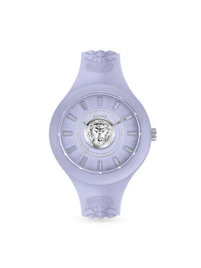 Versus Women's Fire Island Lion 39mm Logo Analog Watch In Purple