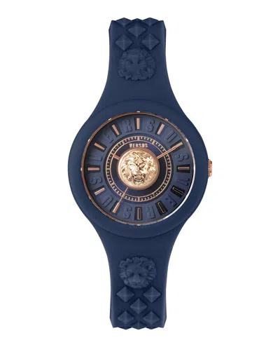 Versus Fire Island Silicone Watch In Multi